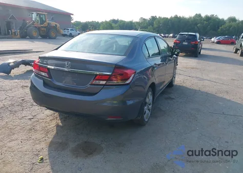 2014 Honda Civic Ex-L from USA, damaged, VIN 2HGFB2F97EH528774